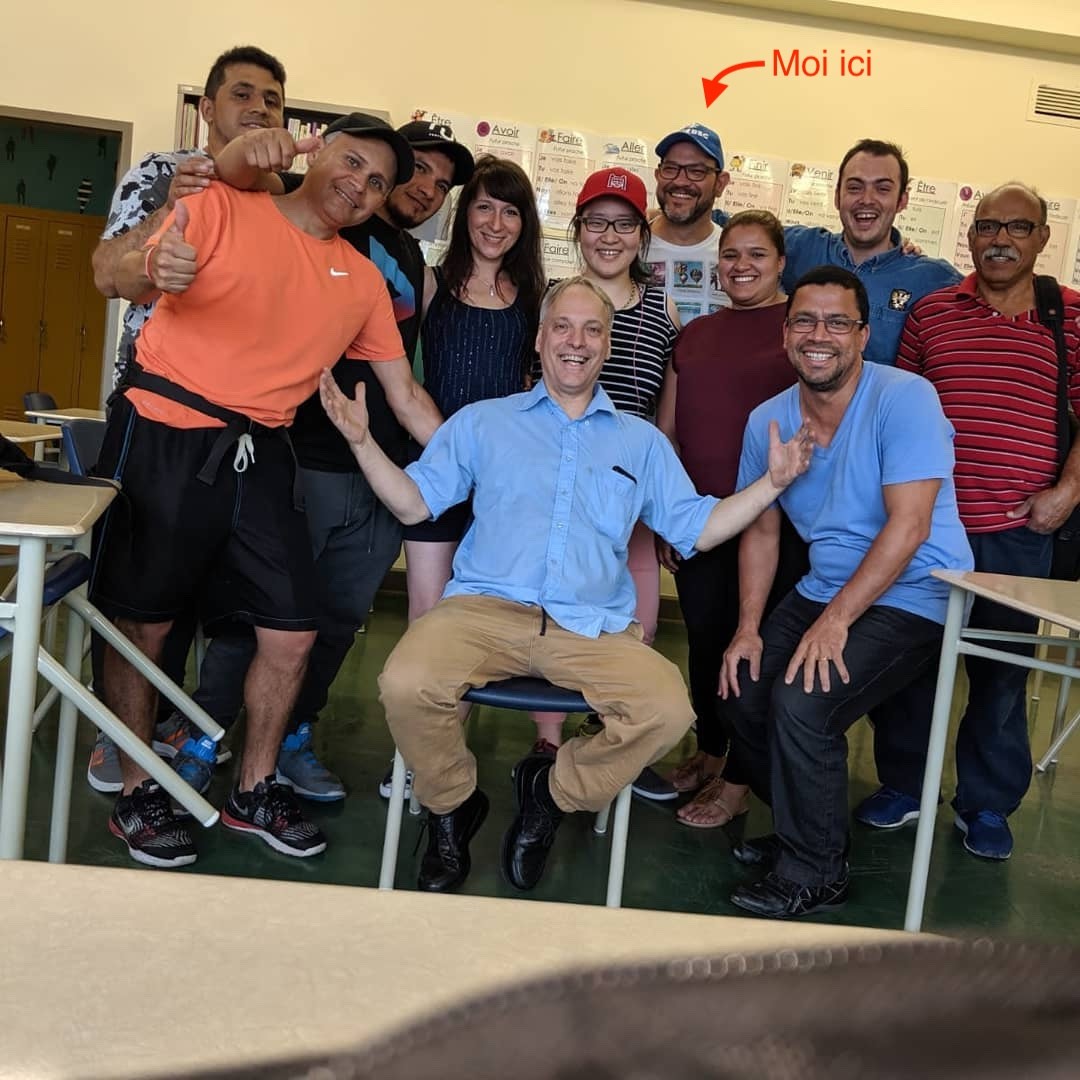 Minha Turma de frances no Centre Lartigue