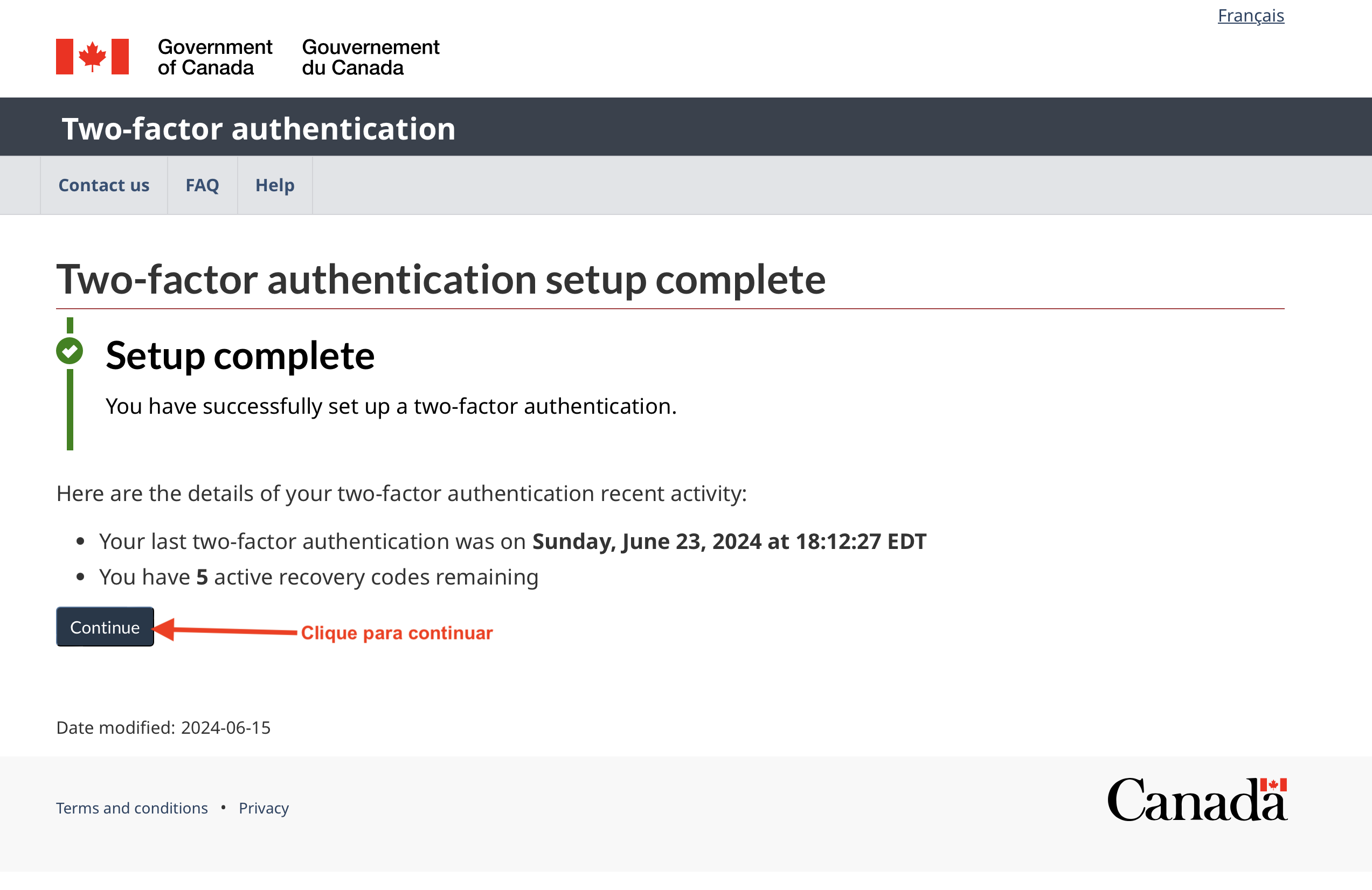 Tela 25 | Guia Passo a Passo: Criar Conta no Site de Imigração do Canadá